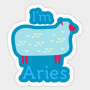 I'm Aries Sticker